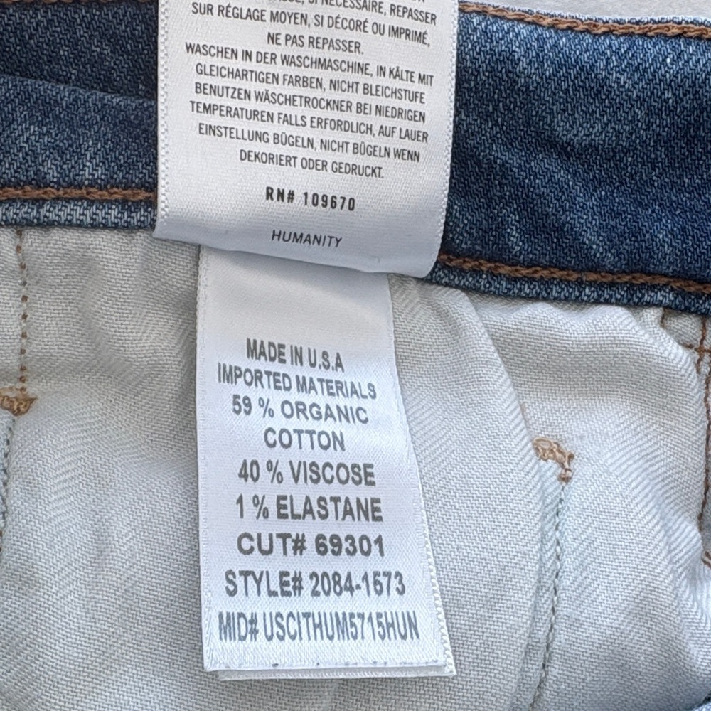 Citizens Of Humanity Loli  Blue Flare & Wide Leg Jeans - Picture 4 of 12